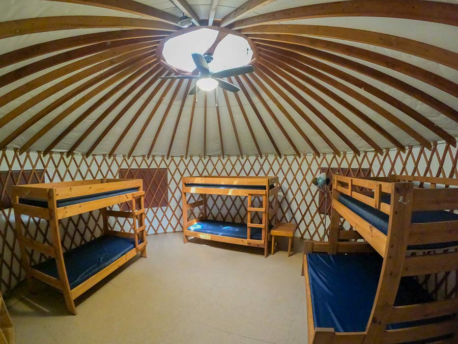 Group Yurts in Upstate South Carolina Mountains
