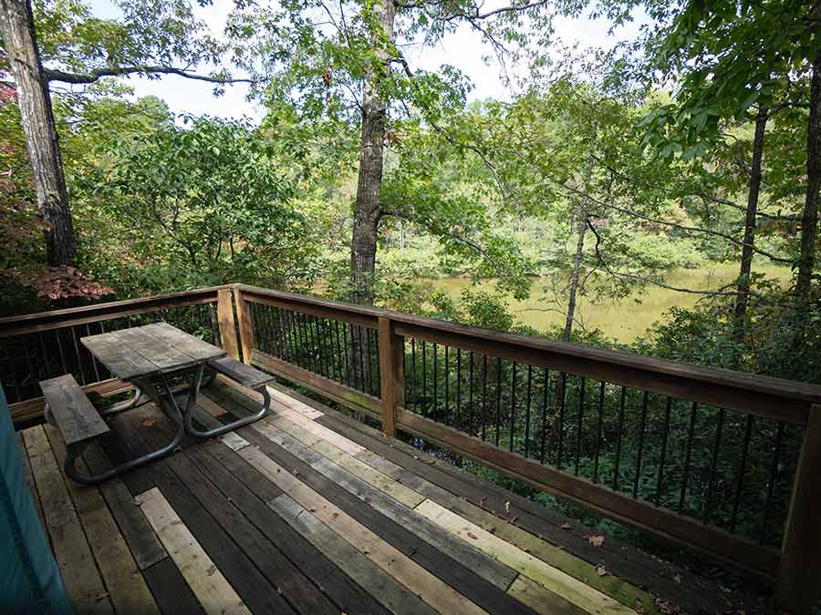 Group Yurt Camping in South Carolina Mountains