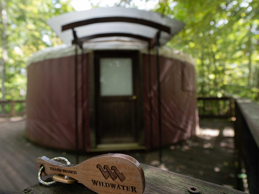 Group Yurt Camping in North Georgia Mountains