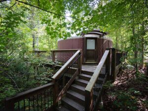 Group Yurt Camping in North Georgia Mountains